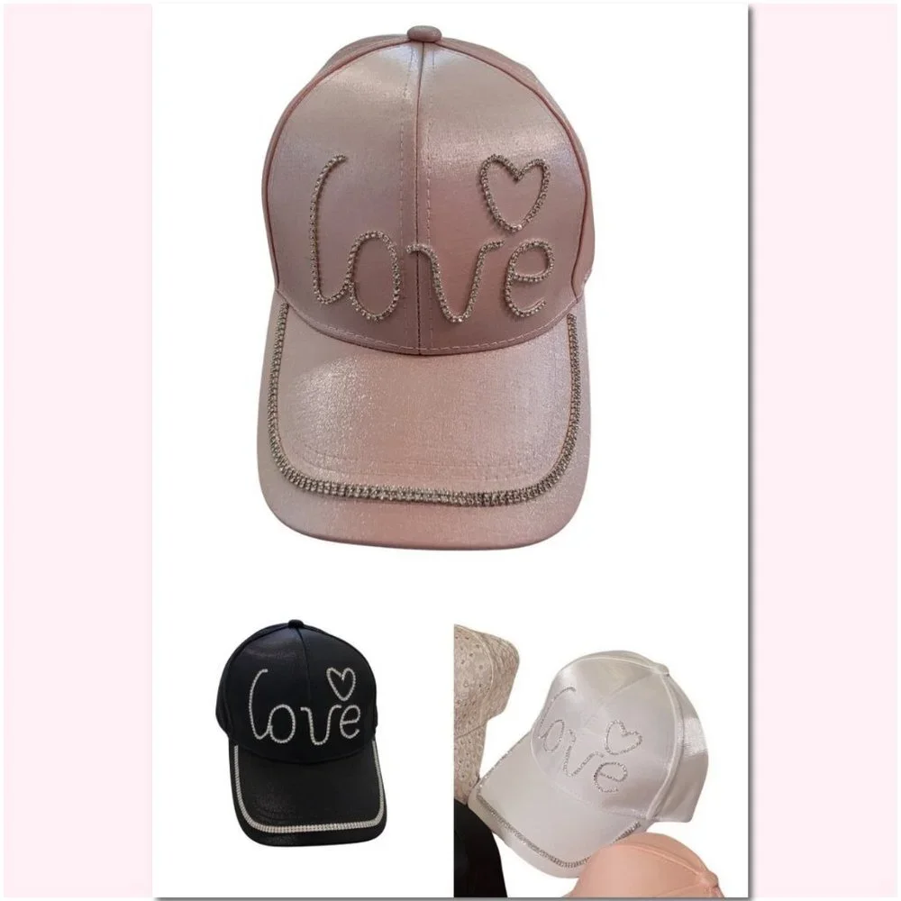 Valentine Love Baseball Cap Hat Adjustable Heart Valentine's Day Gifts